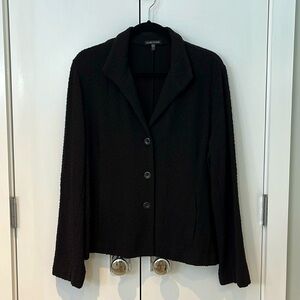 Eileen Fisher textured blazer cardigan size large